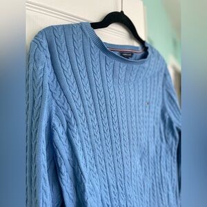 90s Vintage Tommy Hilfiger Blue Pullover Sweater
